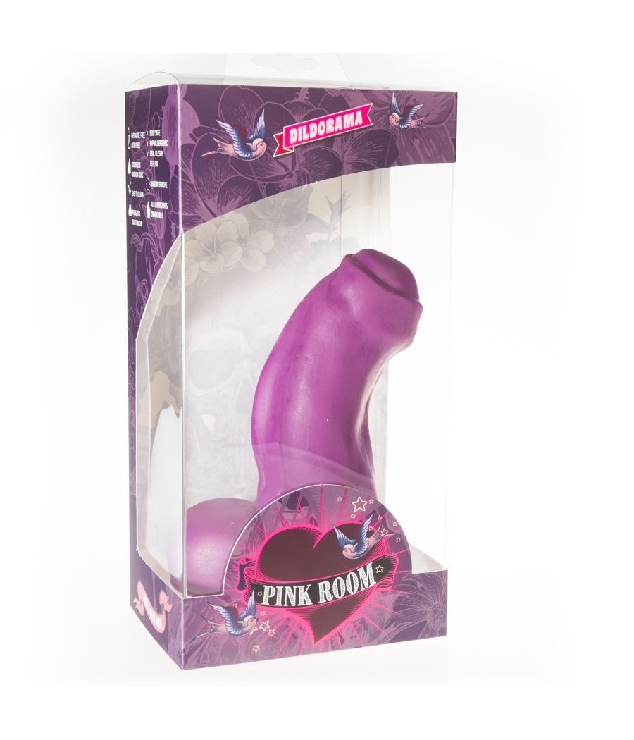 PINK ROOM - NESTOR REALISTIC DILDO PURPLE 16.5 CM