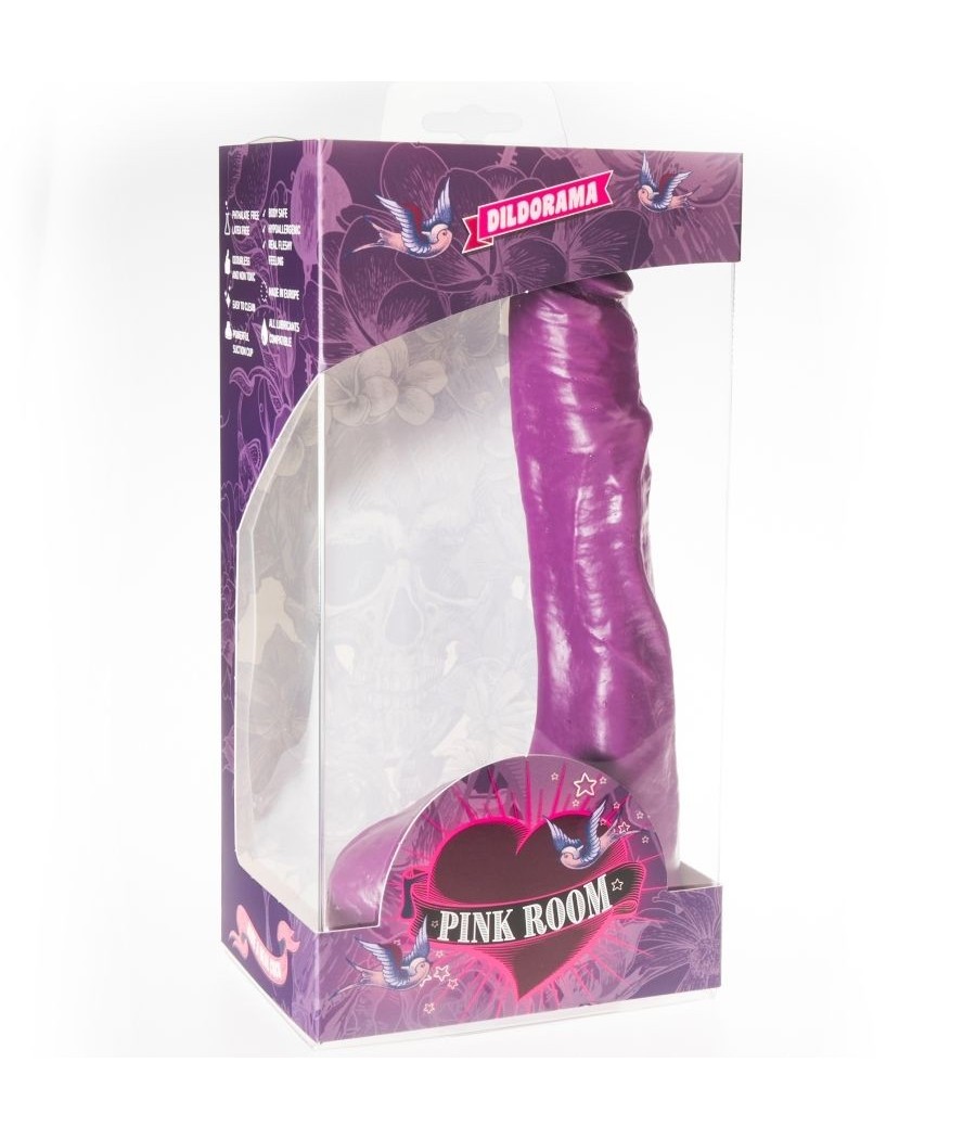 PINK ROOM - NILO REALISTIC DILDO PURPLE 23 CM