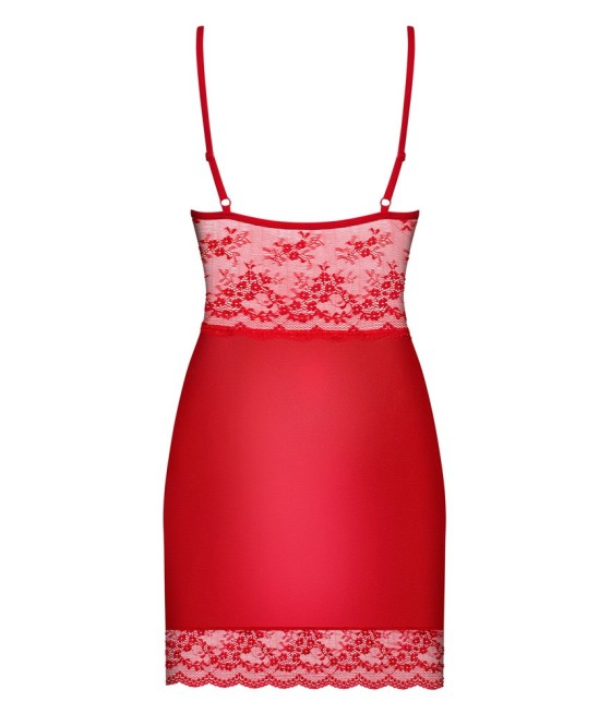 CHEMISE SUPER SEXY OBSESSIVE "KLEID" COLORE - ROSSO