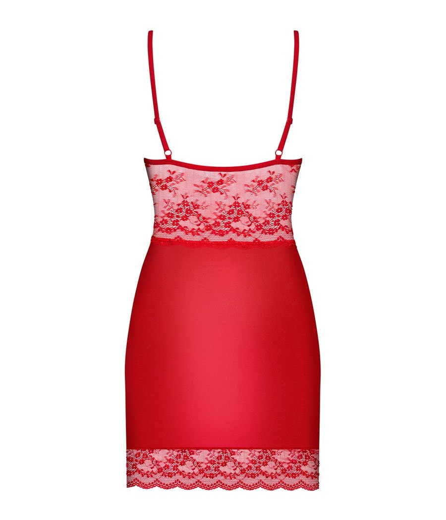 CHEMISE SUPER SEXY OBSESSIVE "KLEID" COLORE - ROSSO