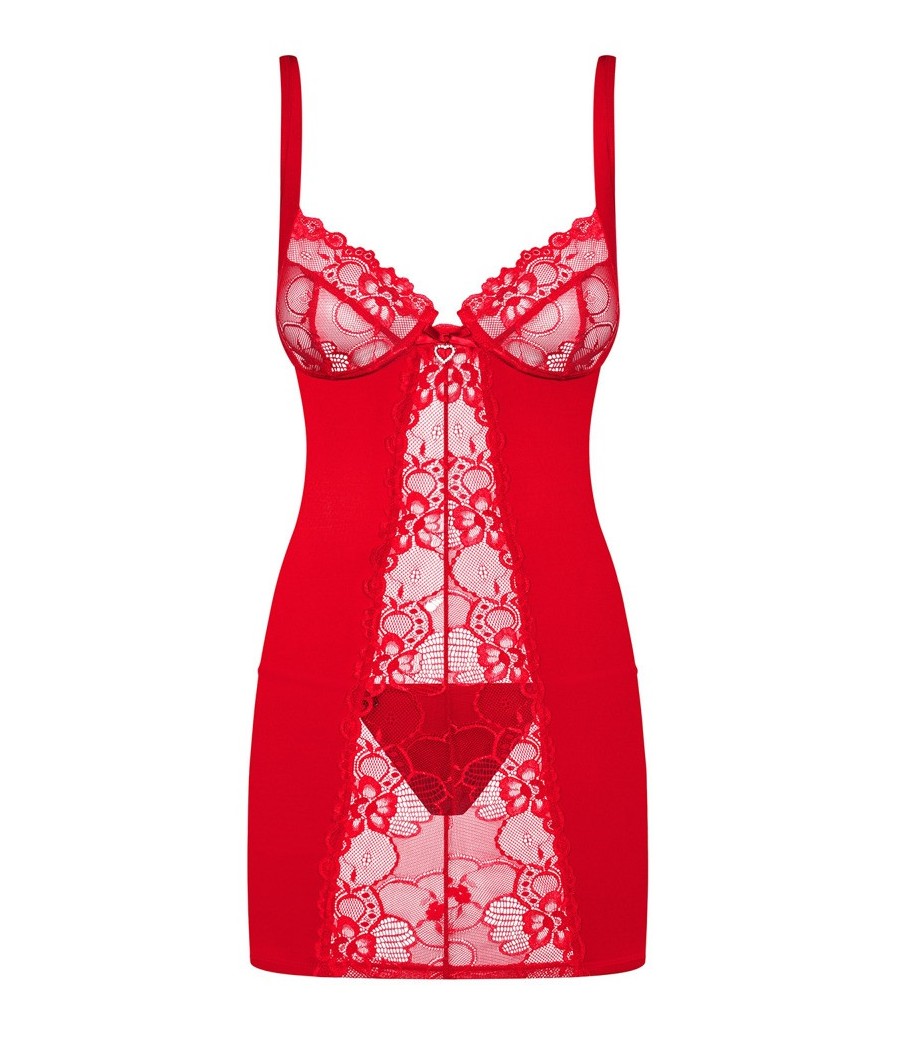 CHEMISE SUPER SEXY OBSESSIVE "KLEID 2" COLORE - ROSSO