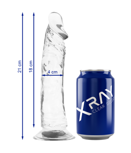 X RAY - CLEAR COCK 21 CM -O- 4 CM