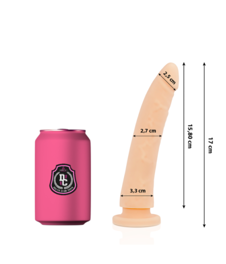 DELTA CLUB - TOYS DILDO NATURAL MEDICAL SILICONE 17 CM -O- 3 CM