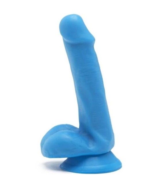 GET REAL - HAPPY DICKS DILDO 12 CM BALLS BLUE