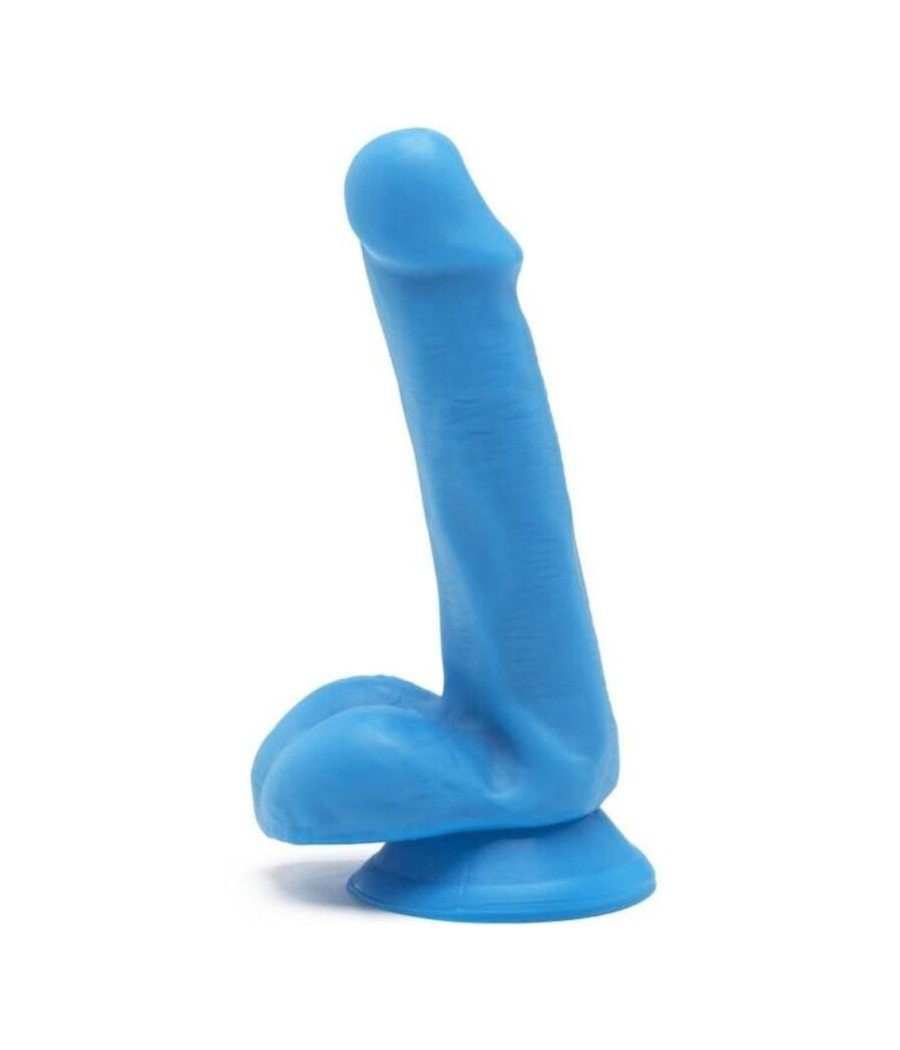 GET REAL - HAPPY DICKS DILDO 12 CM BALLS BLUE