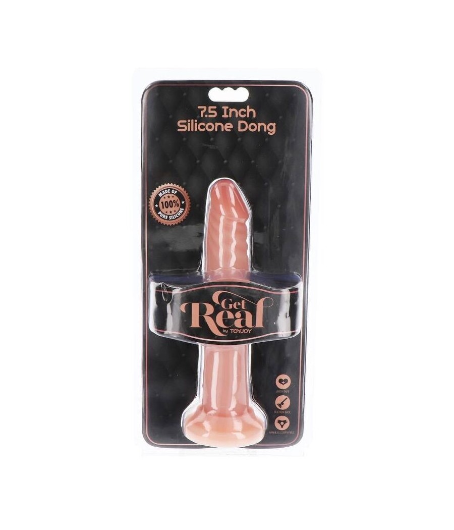 GET REAL - SILICONE DONG 19 CM SKIN