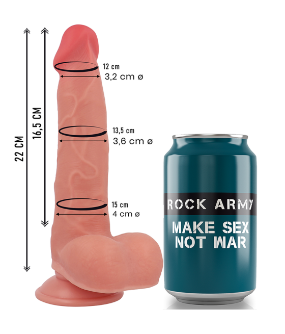 ROCKARMY - LIQUID SILICONE RANGER 22 CM -O- 3.6 CM