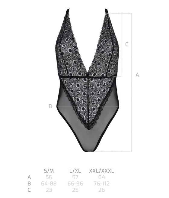 BODY PASSION WOMAN "ZINNIA" NERO