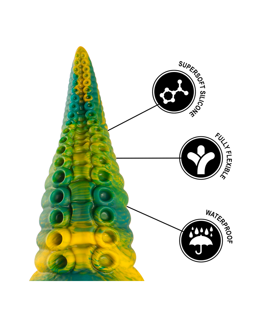 EPIC - CETUS GREEN TENTACLE DILDO LARGE SIZE