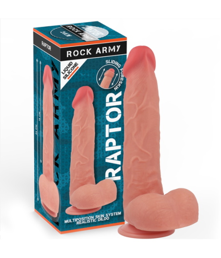 ROCKARMY - LIQUID SILICONE RAPTOR 24 CM -O- 4.4 CM