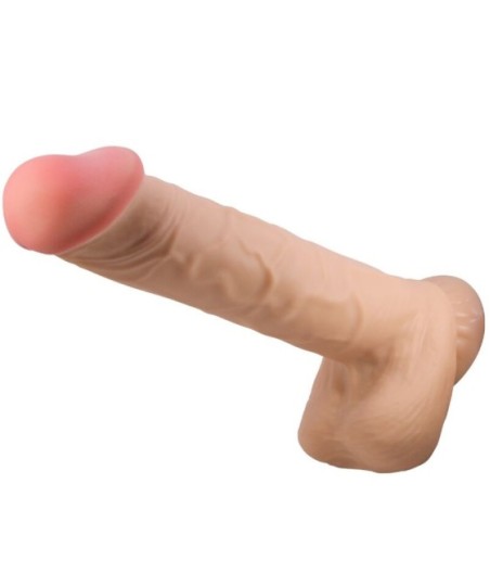 PRETTY LOVE - SLIDING SKIN SERIES REALISTIC DILDO WITH SLIDING SKIN SUCTION CUP FLESH 26 CM