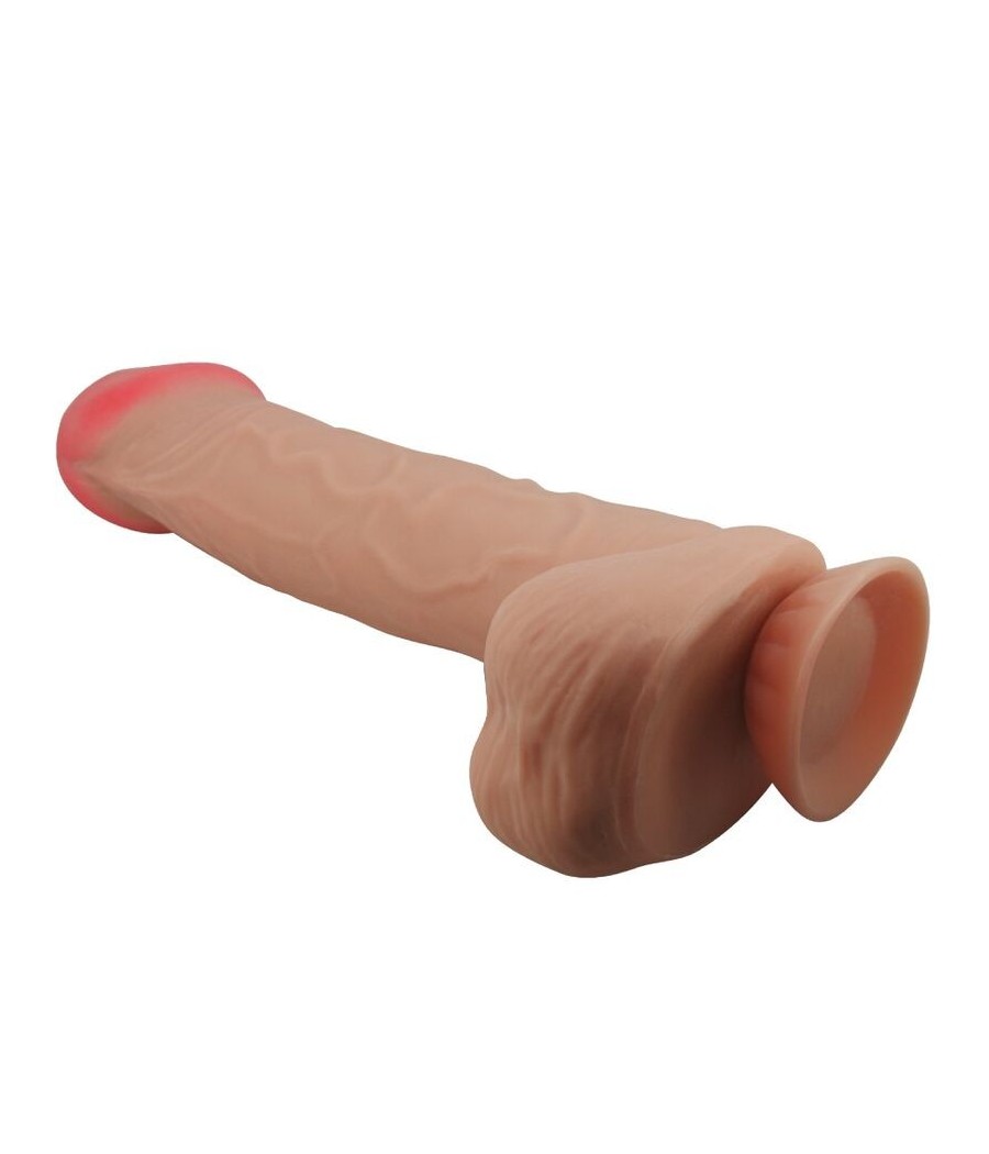 PRETTY LOVE - SLIDING SKIN SERIES REALISTIC DILDO WITH SLIDING SKIN SUCTION CUP FLESH 26 CM