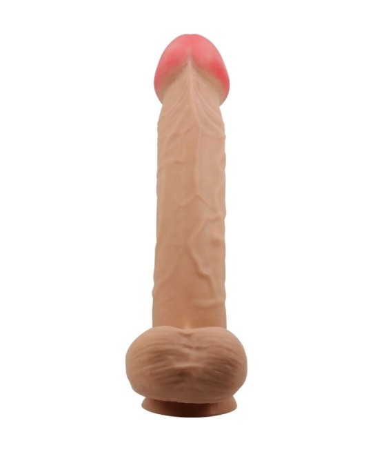 PRETTY LOVE - SLIDING SKIN SERIES REALISTIC DILDO WITH SLIDING SKIN SUCTION CUP FLESH 26 CM
