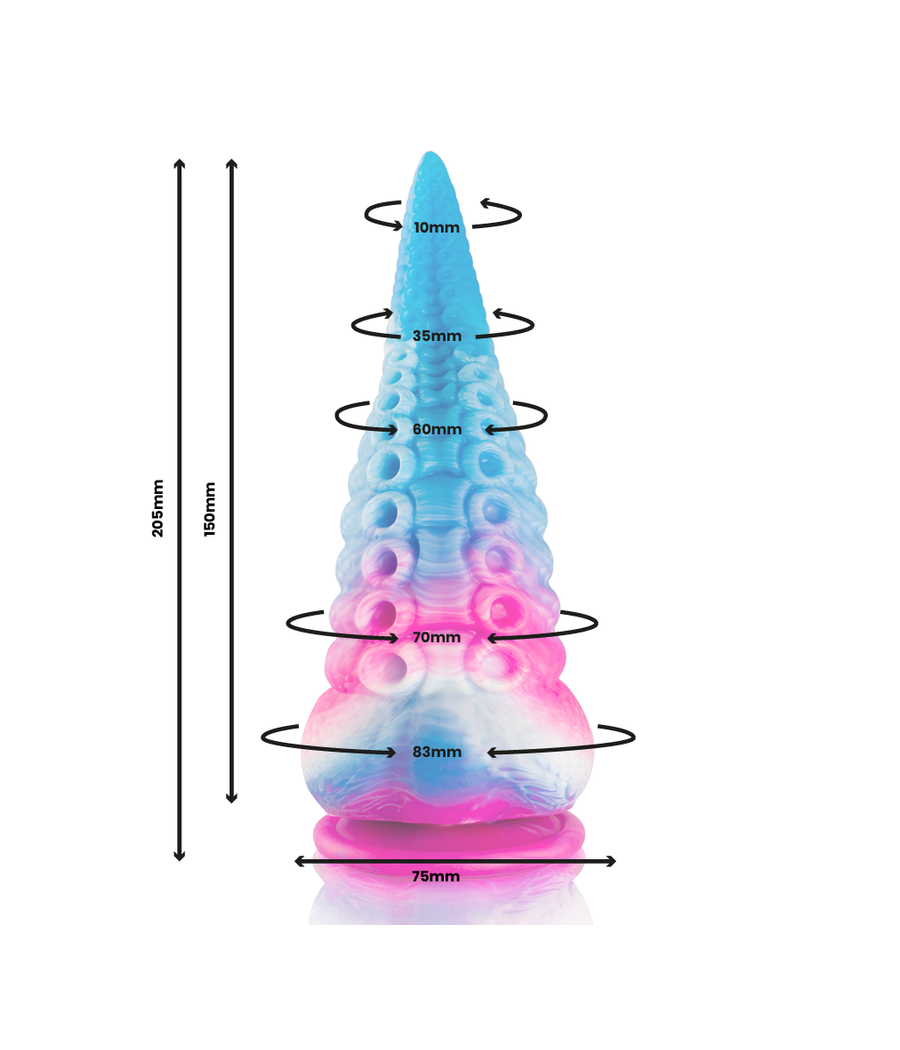 EPIC - PHORCYS BLUE TENTACLE DILDO BIG SIZE