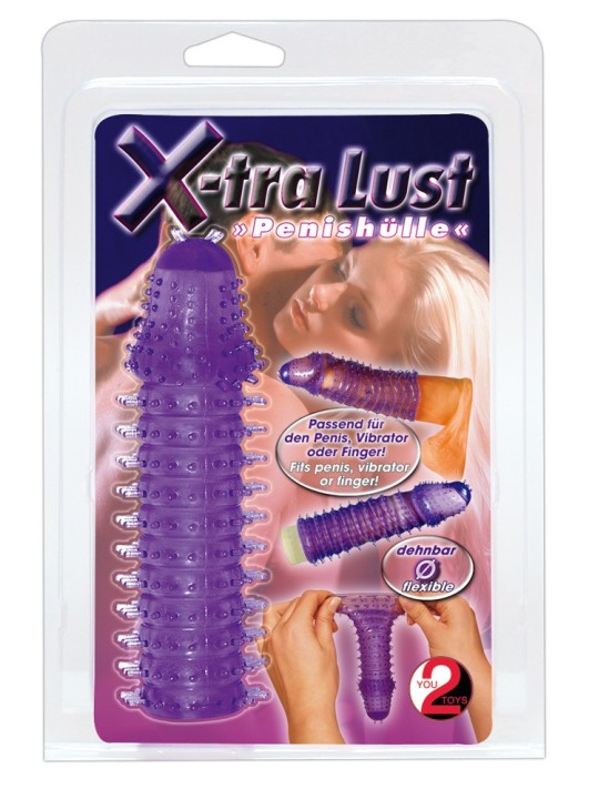 GUAINA FALLICA INDOSSABILE IN JELLY "XTRA LUST" VIOLA GUAINA FALLICA INDOSSABILE IN JELLY "XTRA LUST" VIOLA