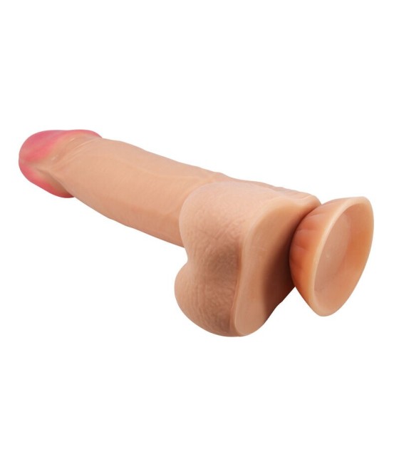 PRETTY LOVE - SLIDING SKIN SERIES REALISTIC DILDO WITH SLIDING SKIN SUCTION CUP 21.8 CM