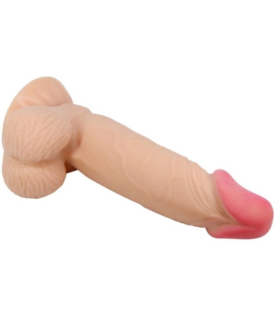 PRETTY LOVE - SLIDING SKIN SERIES REALISTIC DILDO WITH SLIDING SKIN SUCTION CUP 19.4 CM