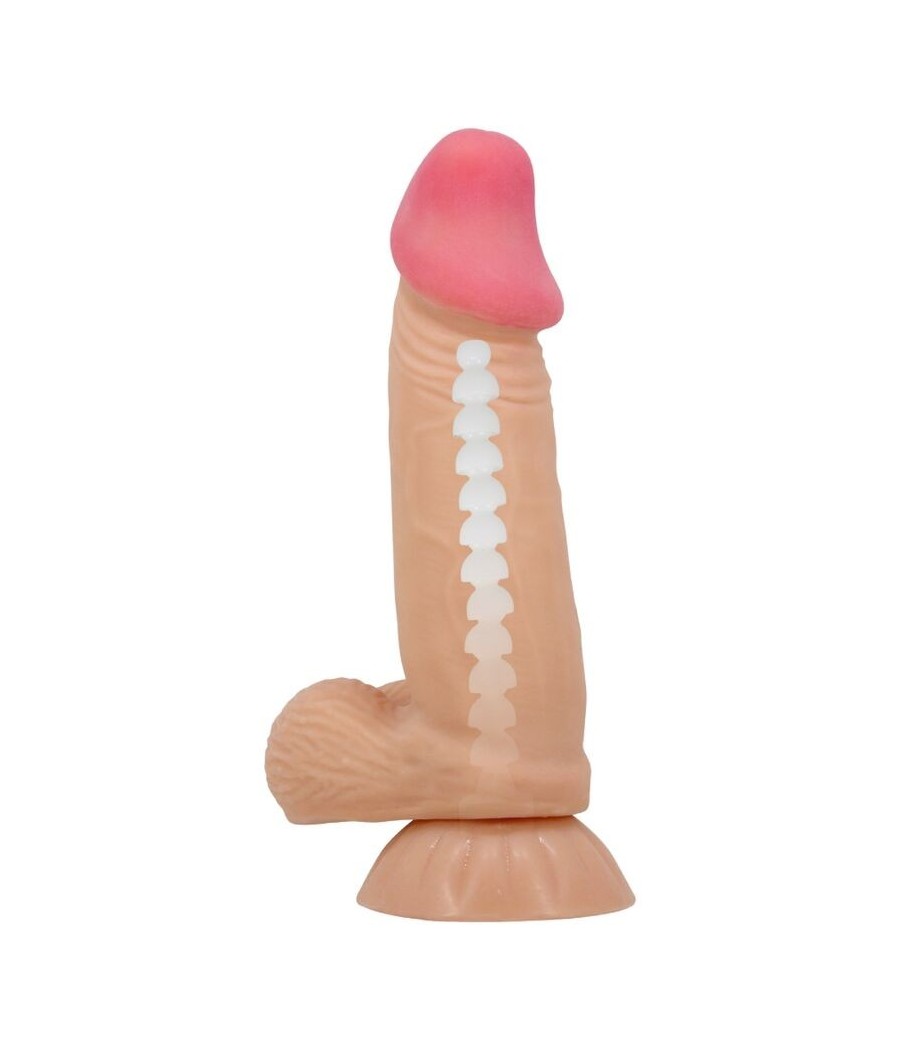 PRETTY LOVE - SLIDING SKIN SERIES REALISTIC DILDO WITH SLIDING SKIN SUCTION CUP 19.4 CM