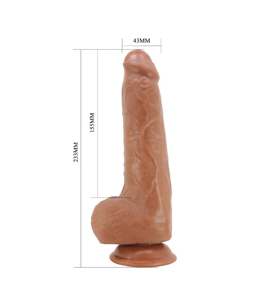 PRETTY LOVE - DRACO REALISTIC DILDO 23 CM MODEL 2 FLESH