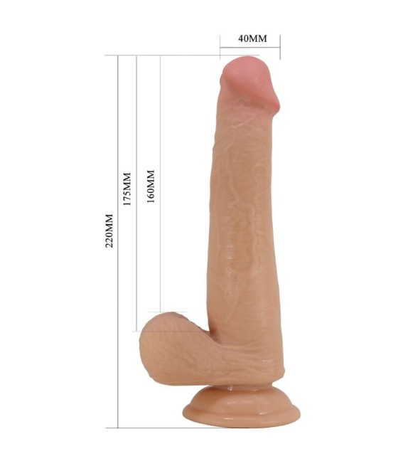 PRETTY LOVE - TALLEN REALISTIC DILDO 22 CM FLESH