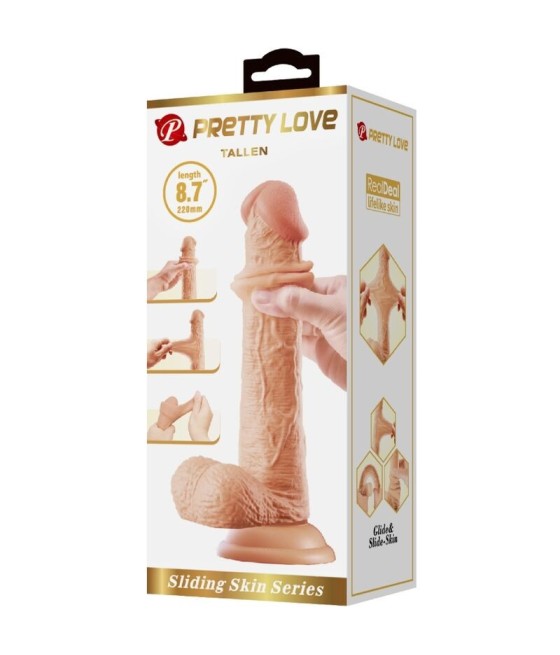 PRETTY LOVE - TALLEN REALISTIC DILDO 22 CM FLESH