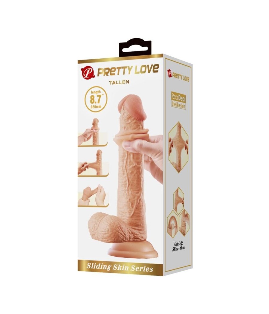 PRETTY LOVE - TALLEN REALISTIC DILDO 22 CM FLESH
