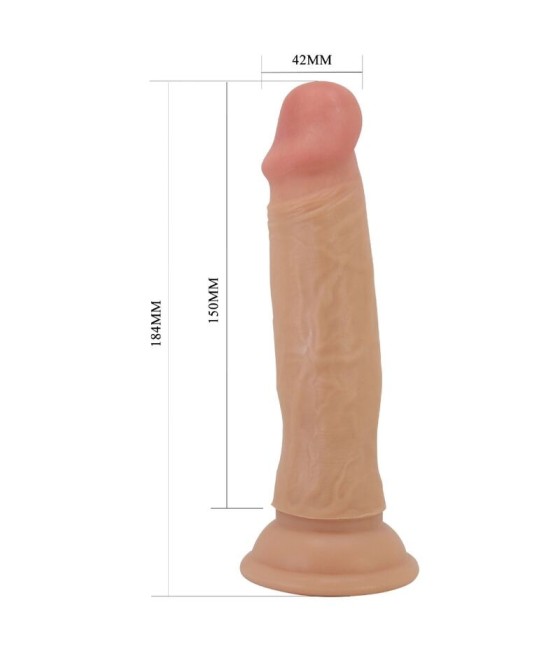 PRETTY LOVE - QUENTIN REALISTIC DILDO 18 CM FLESH
