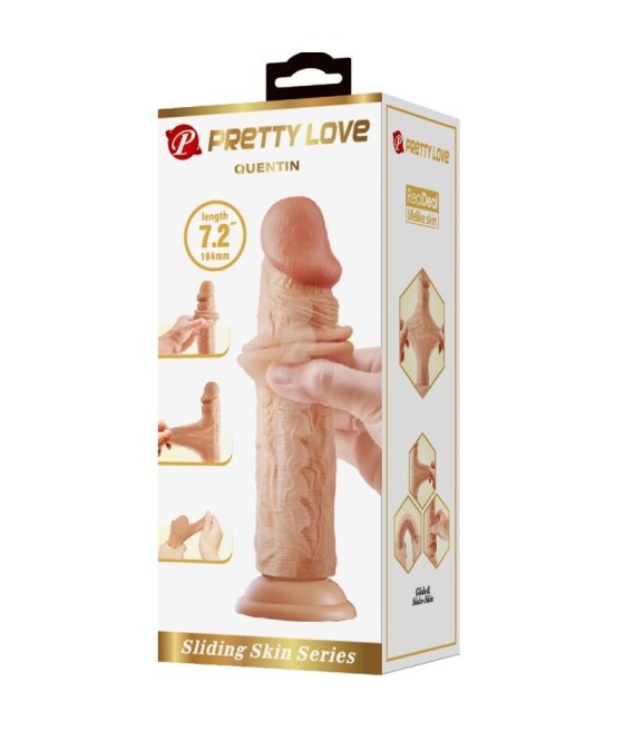 PRETTY LOVE - QUENTIN REALISTIC DILDO 18 CM FLESH
