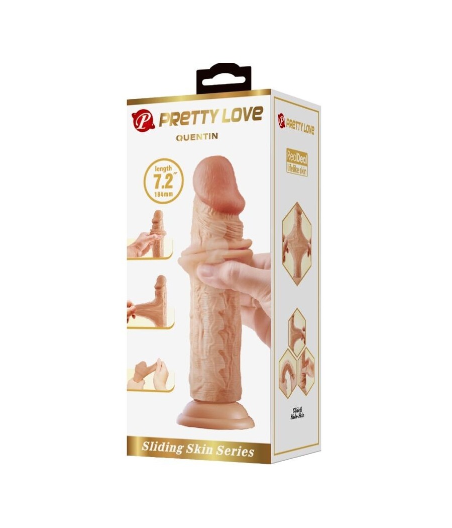 PRETTY LOVE - QUENTIN REALISTIC DILDO 18 CM FLESH