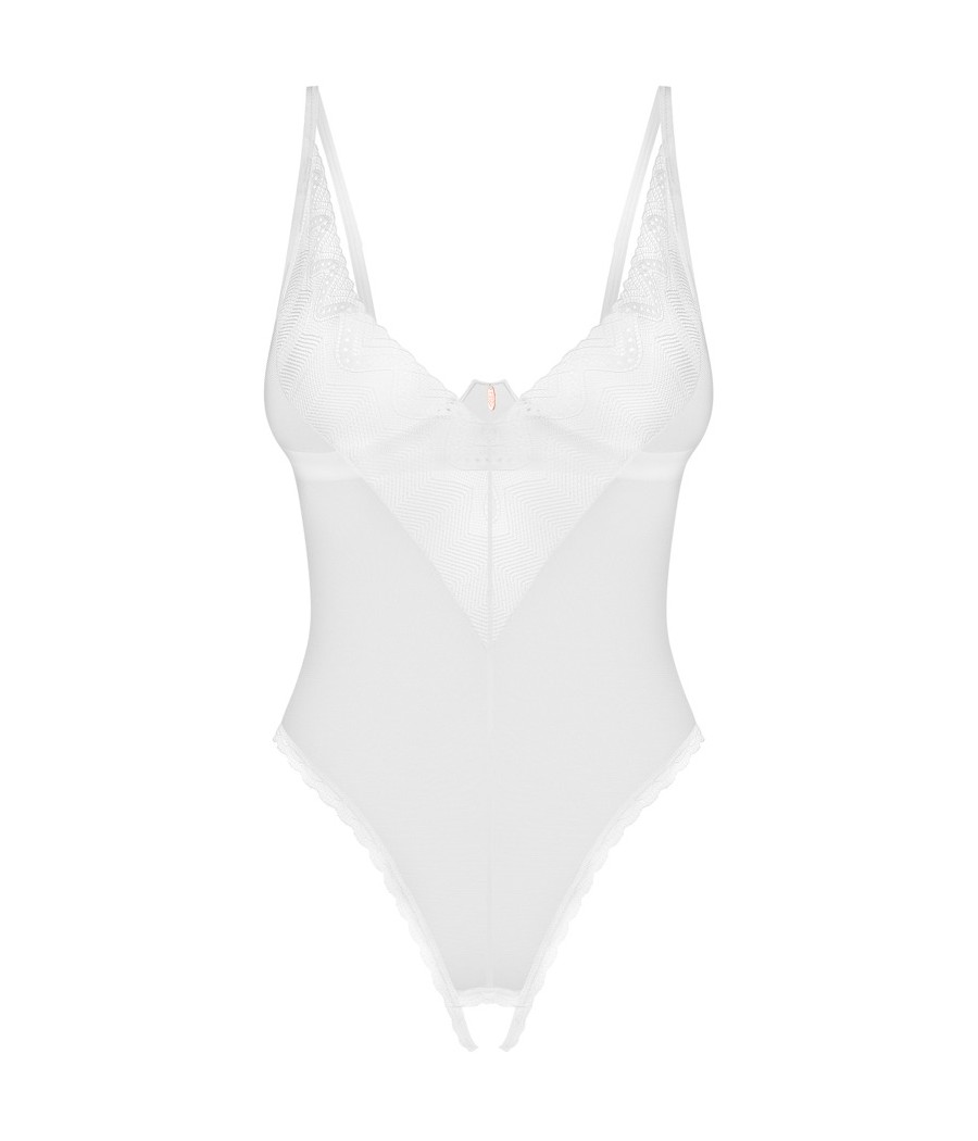 Corpetto senza cavallo in elegante bianco Obsessive