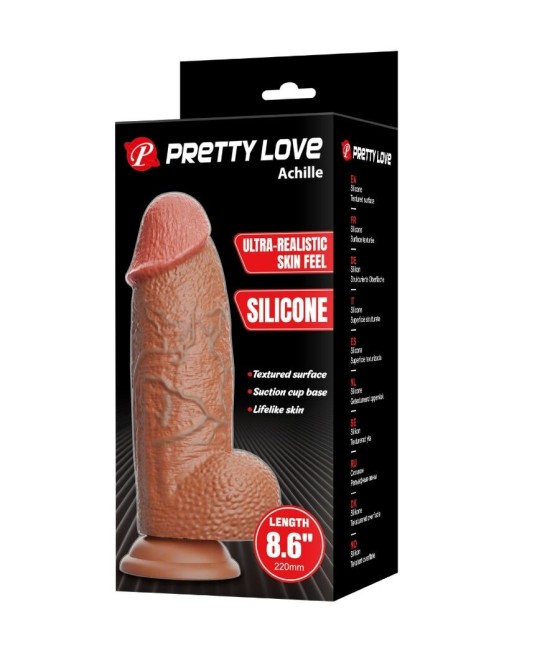 PRETTY LOVE - ACHILLE ULTRA REALISTIC DILDO 22 CM