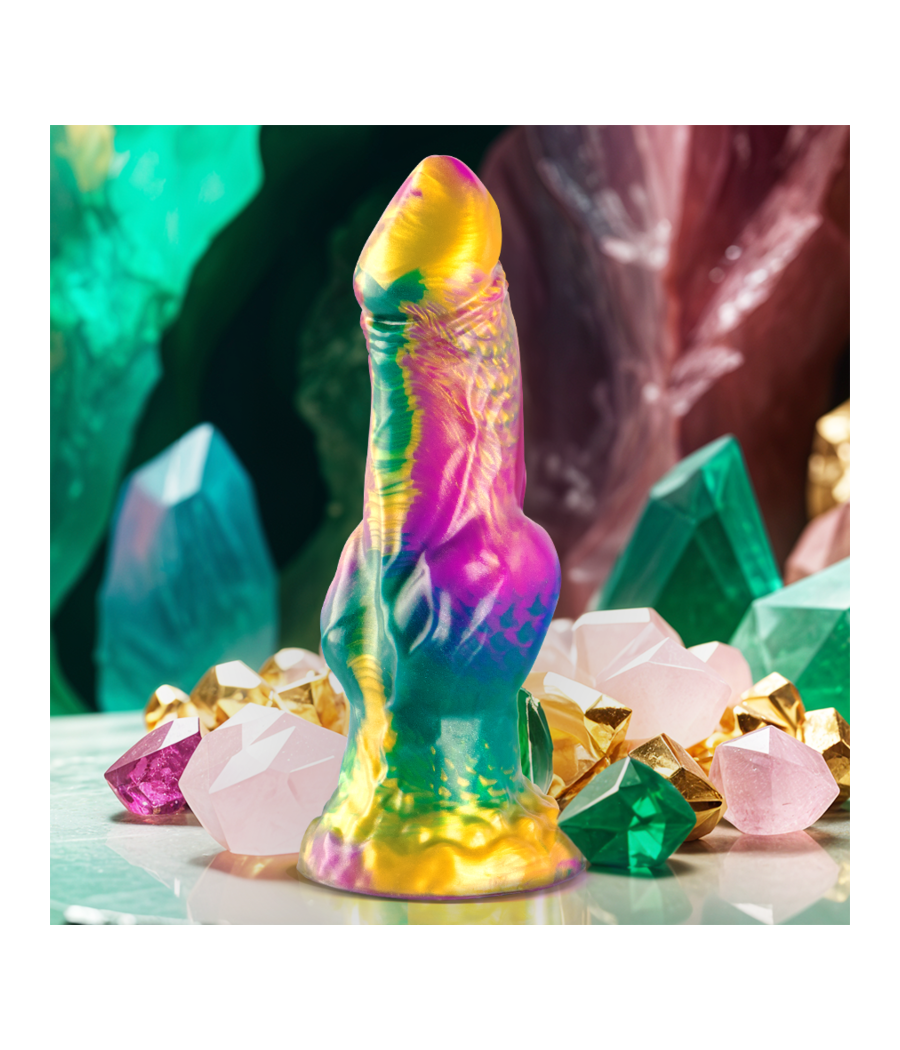 EPIC - IRIS DILDO WITH RAINBOW TESTICLES OF PLEASURE