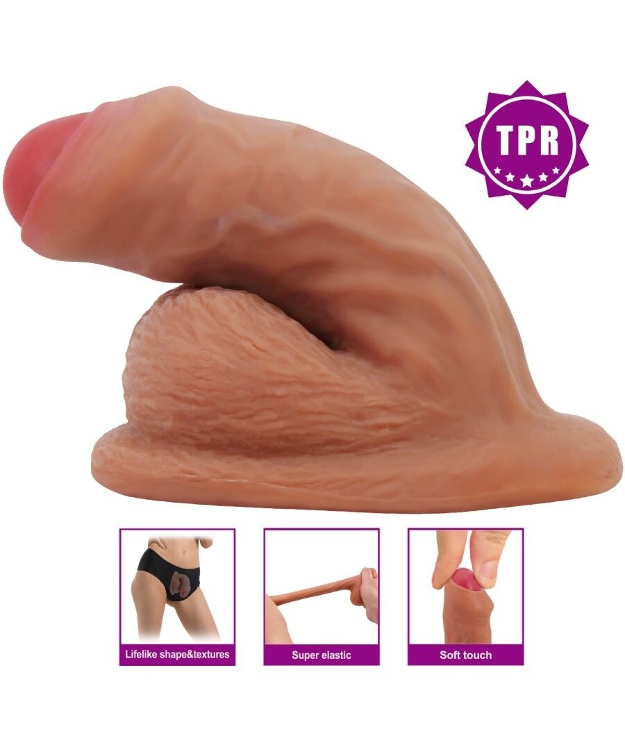 PRETTY LOVE - WARNELL ULTRA REALISTIC AND ELASTIC DILDO 9.5 CM MULATO