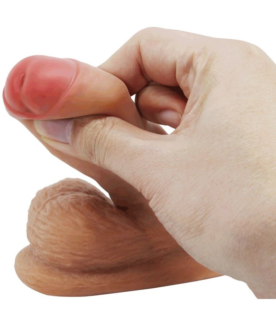 PRETTY LOVE - WARNELL ULTRA REALISTIC AND ELASTIC DILDO 9.5 CM MULATO