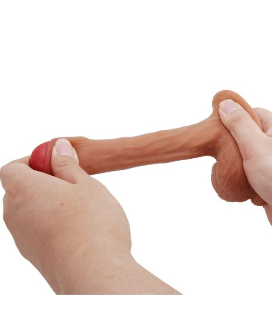 PRETTY LOVE - WARNELL ULTRA REALISTIC AND ELASTIC DILDO 9.5 CM MULATO