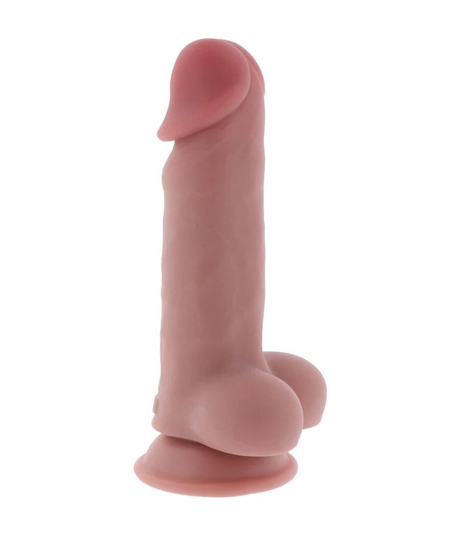 GET REAL - DELUXE REALISTIC PENIS WITH TESTICLES EXTRA THICK 17 CM