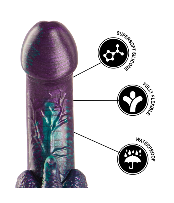 EPIC - BASILISK DILDO DOUBLE SCALY PLEASURE SMALL SIZE