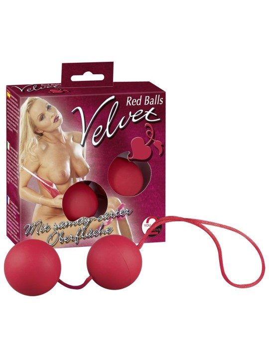 PALLINE DEL PIACERE VELVET "RED BALLS" PALLINE DEL PIACERE VELVET "RED BALLS"