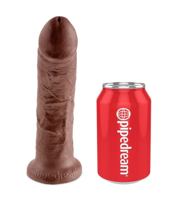 KING COCK - HARNESS WITH REALISTIC PENIS BROWN 20.3 CM