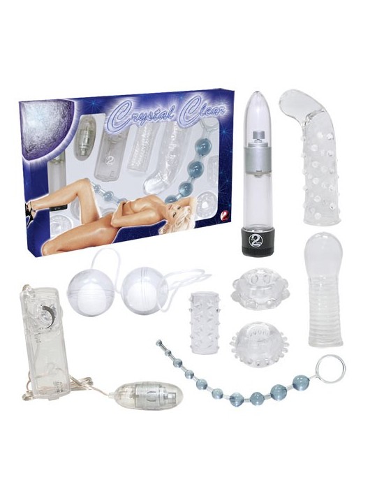 KIT DEL PIACERE 8 PEZZI "CRYSTAL CLEAR" KIT DEL PIACERE 8 PEZZI "CRYSTAL CLEAR"