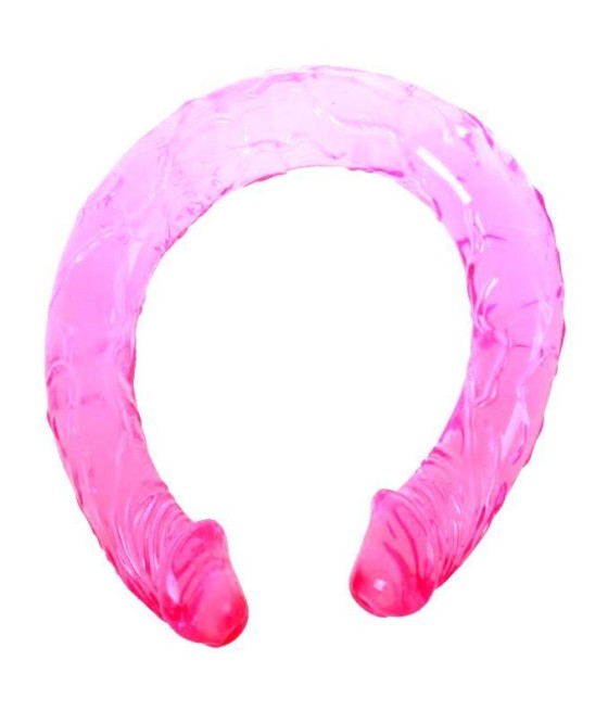 BAILE - PINK DOUBLE DONG 44.5 CM