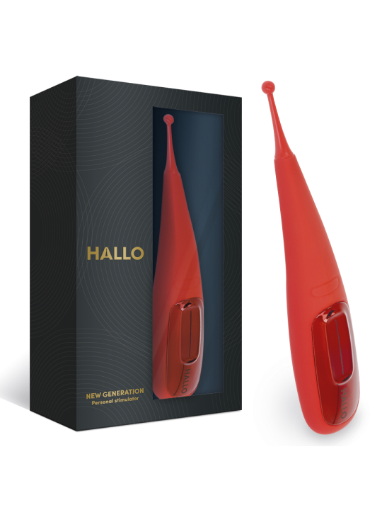 STIMOLATORE CLITORIDE - HALLO FOCUS VIBRATOR RED STIMOLATORE CLITORIDE - HALLO FOCUS VIBRATOR RED