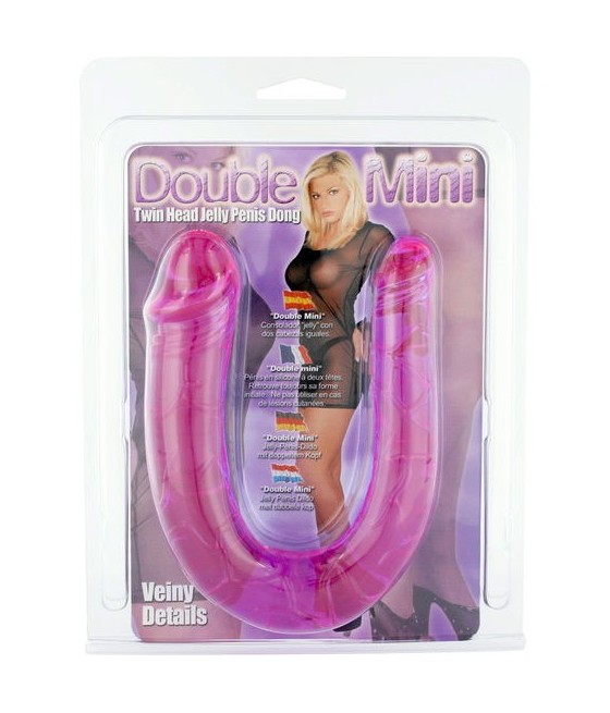 SEVEN CREATIONS - PENIS WITH TWO FLEXIBLE JELLY HEADS