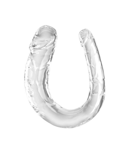 KING COCK - DOUBLE TROUBLE DOUBLE DILDO 33 CM CLEAR