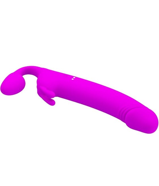PRETTY LOVE - ZANINI STRAPLESS STRAP-ON 10 VIBRATIONS PURPLE