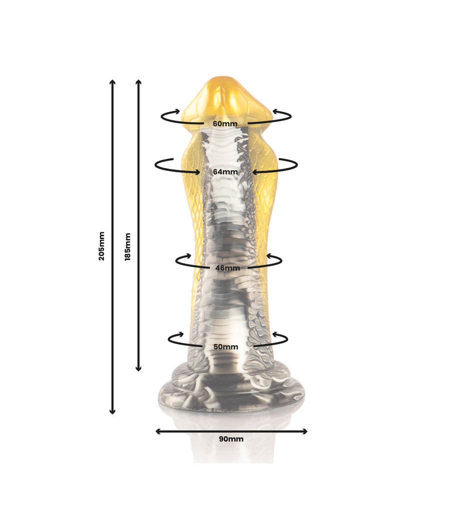 EPIC - DRAKON DILDO YELLOW COBRA