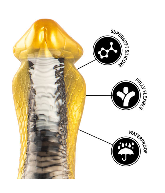 EPIC - DRAKON DILDO YELLOW COBRA