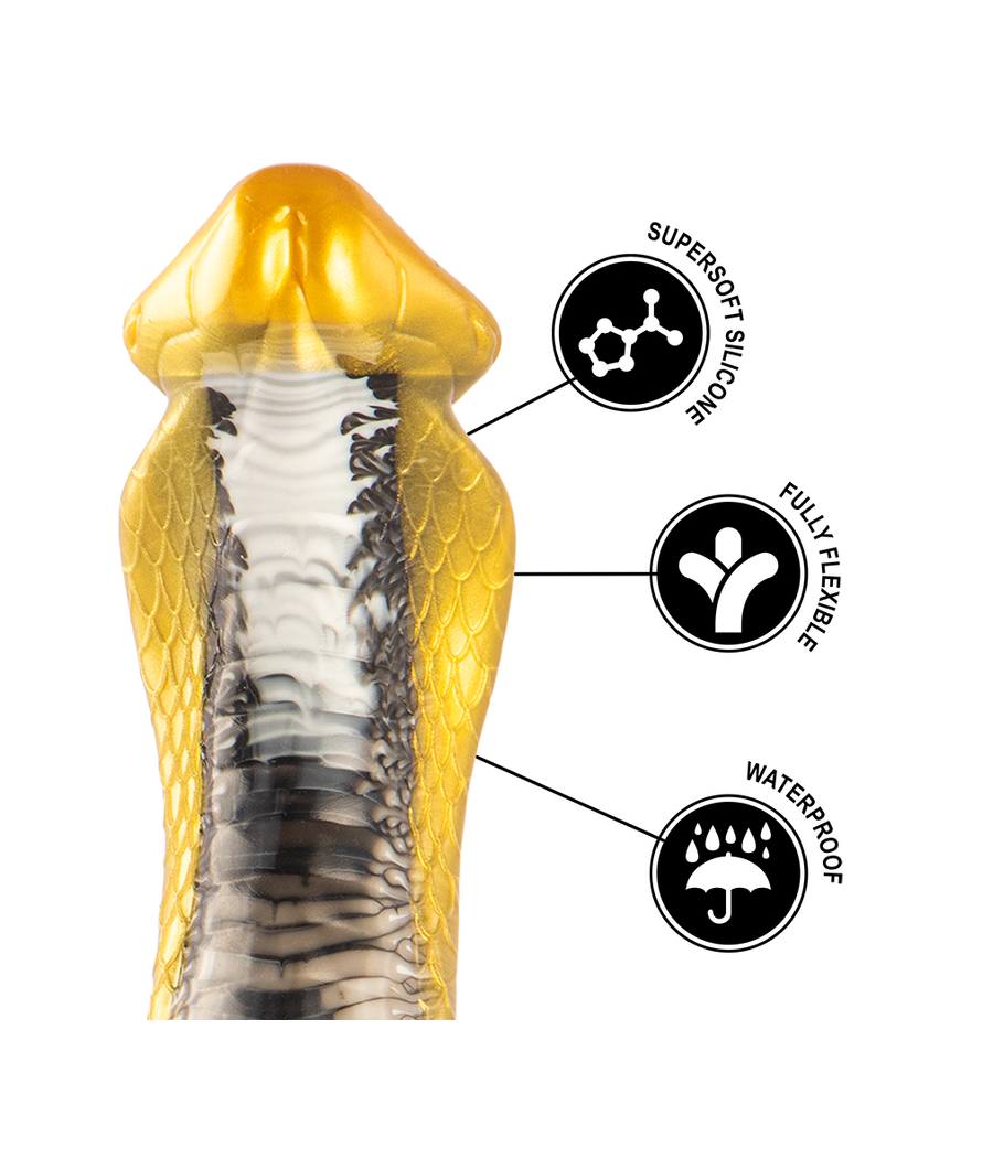 EPIC - DRAKON DILDO YELLOW COBRA