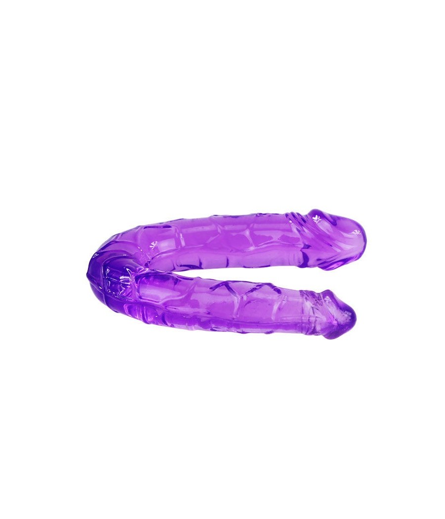 BAILE - DOUBLE DILDO IN LILAC FLEXIBLE JELLY