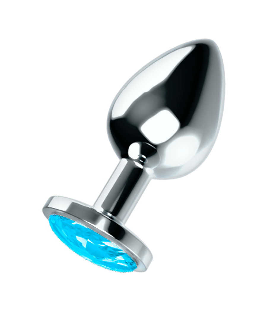 OHMAMA - ANAL PLUG WITH BLUE CRYSTAL L